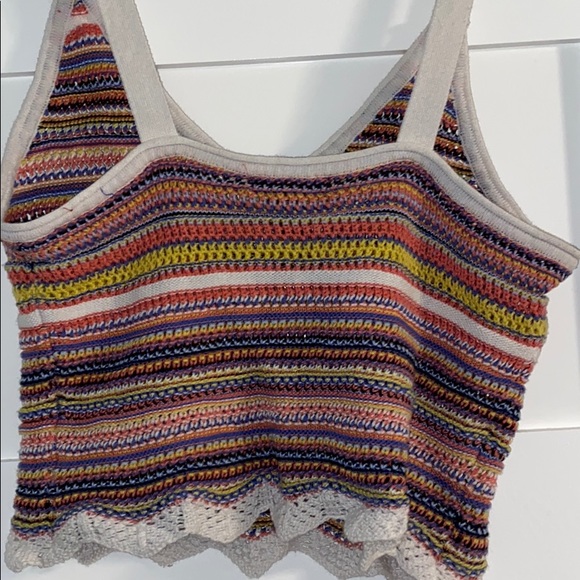 Multicolor knit cropped tank - Picture 5 of 6